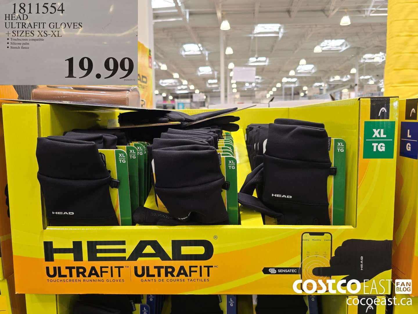 1811554 HEAD ULTRAFIT GLOVES + SIZS XS-XL $19.99