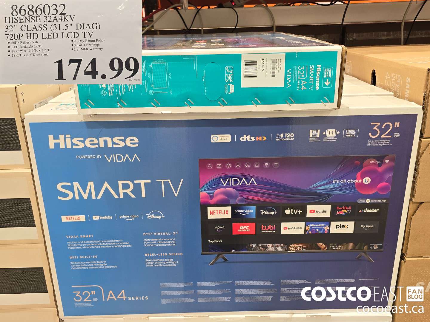 8686032 HISENSE 32A4KV 32