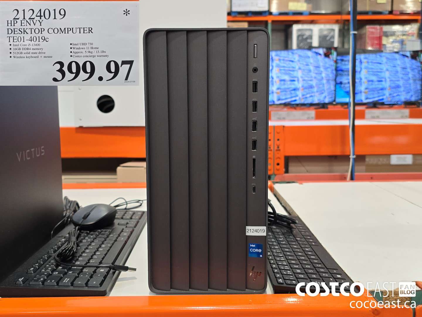 2124019 HP ENVY DESKTOP COMPUTER TE01-4019c $399.97