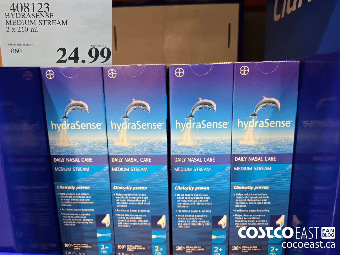 408123 HYDRASENSE MEDIUM STREAM 2 x 210ml $24.99