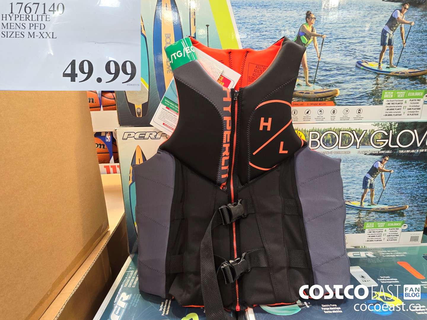 1767140 HYPERLITE MENS PFD SIZES M-XXL $49.99