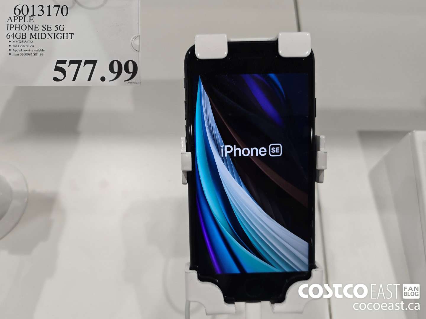 6013170 IPHONE SE 5G 64GB MIDNIGHT $577.99