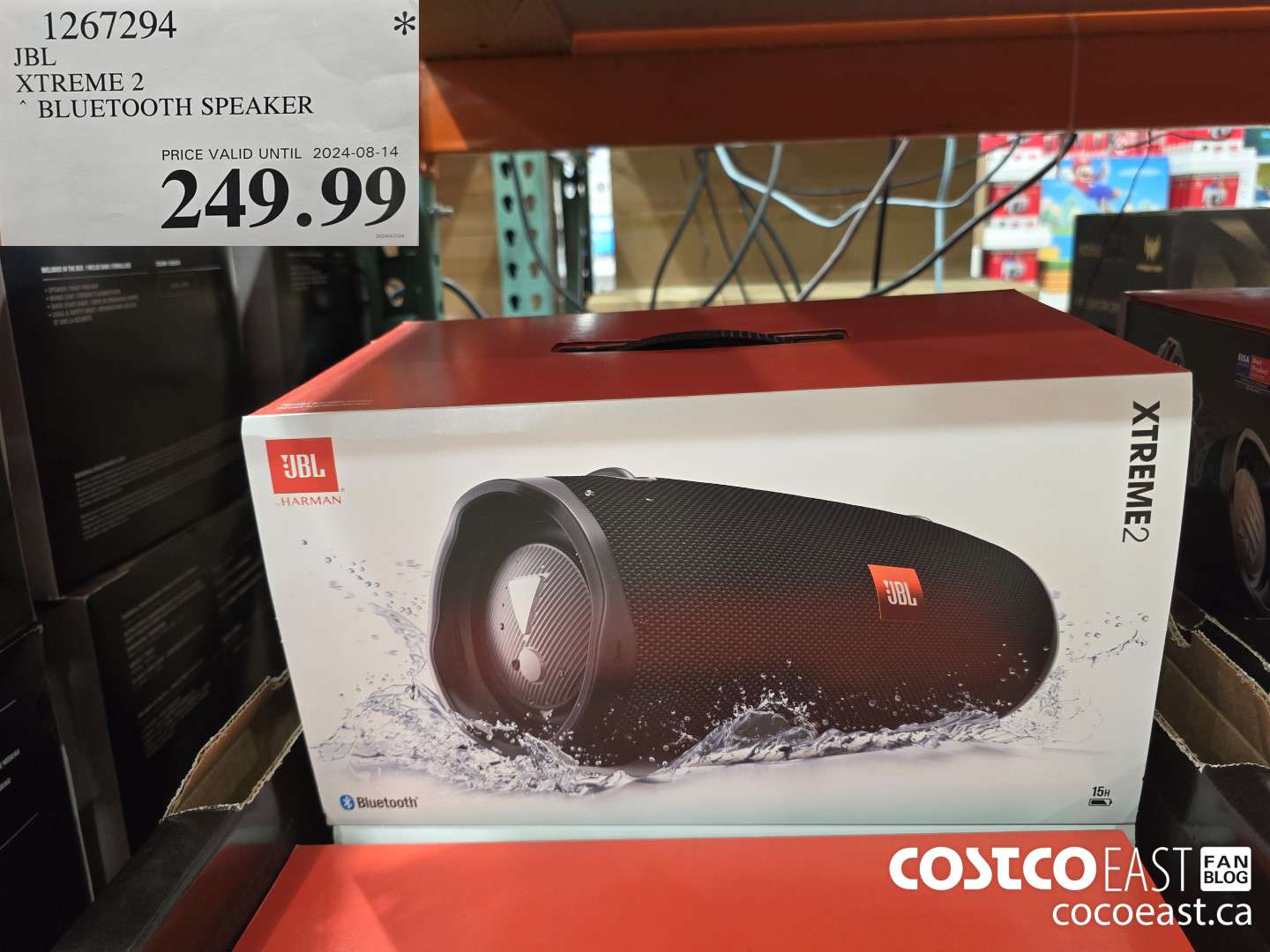 1267294 JBL XTREME 2 * BLUETOOTH SPEAKER $249.99