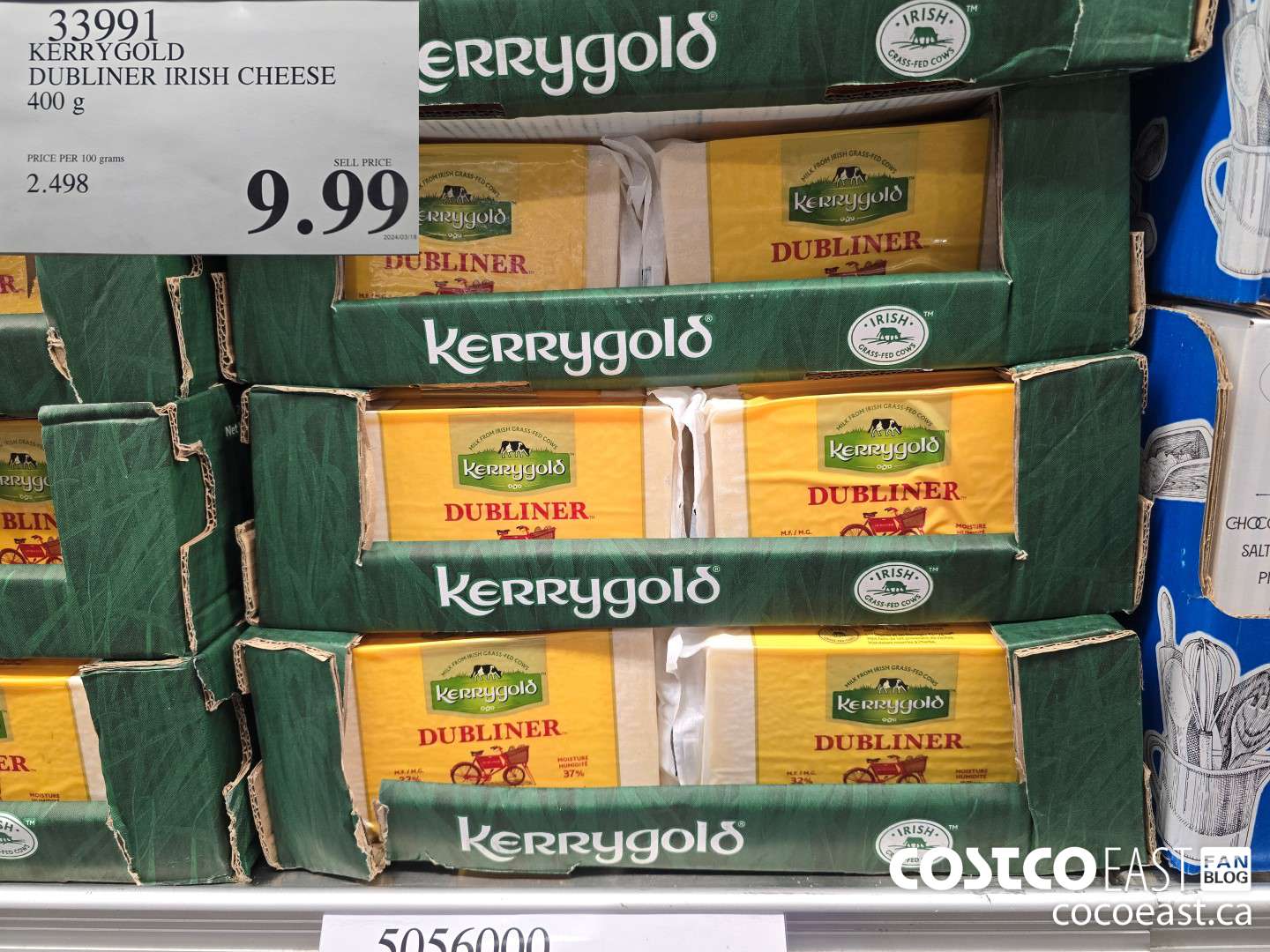 33991 KERRYGOLD DUBLINER IRISH CHEESE 400 g $9.99
