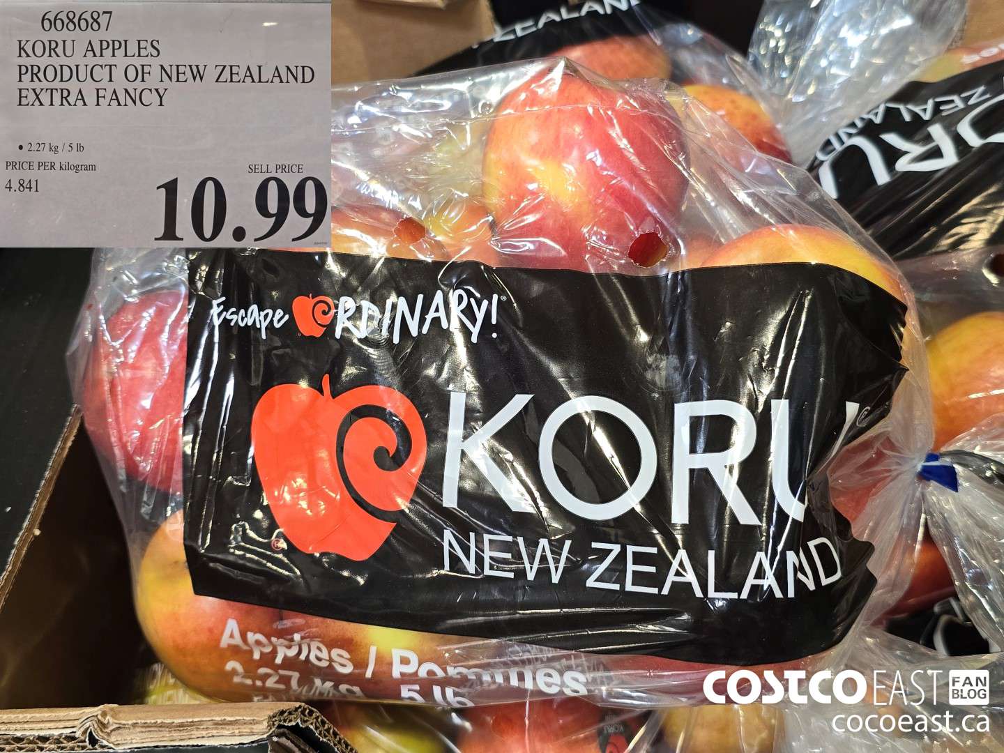668687 KORU APPLES PRODUCT NEW ZEALAND EXTRA FANCY $10.99