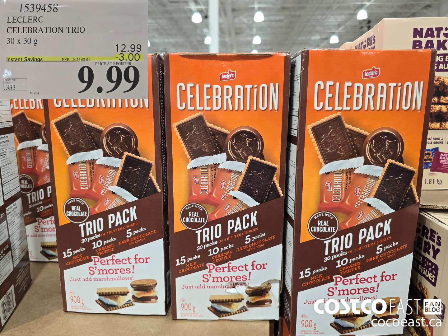1539458 LECLERC CELEBRATION TRIO 30 x 30g ($3.00 INSTANT SAVINGS EXPIRES ON 2024-08-04) $9.99