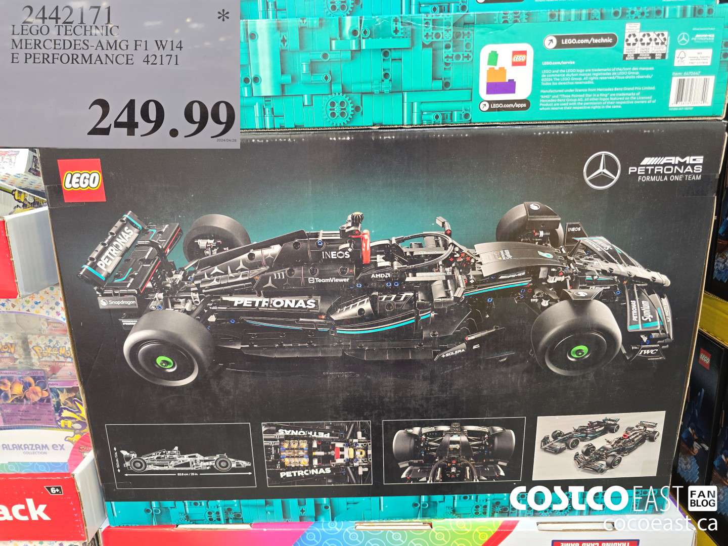 2442171 LEGO TECHNIC MERCEDES-AMG F1 W14 E PERFORMANCE 42171 $249.99