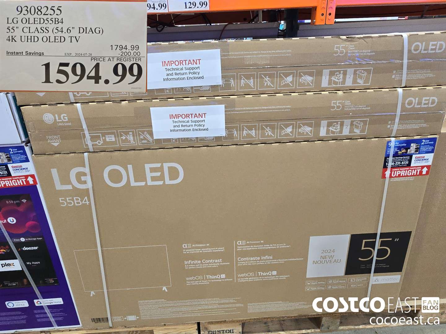 9308255 LG OLEDS55B4 55