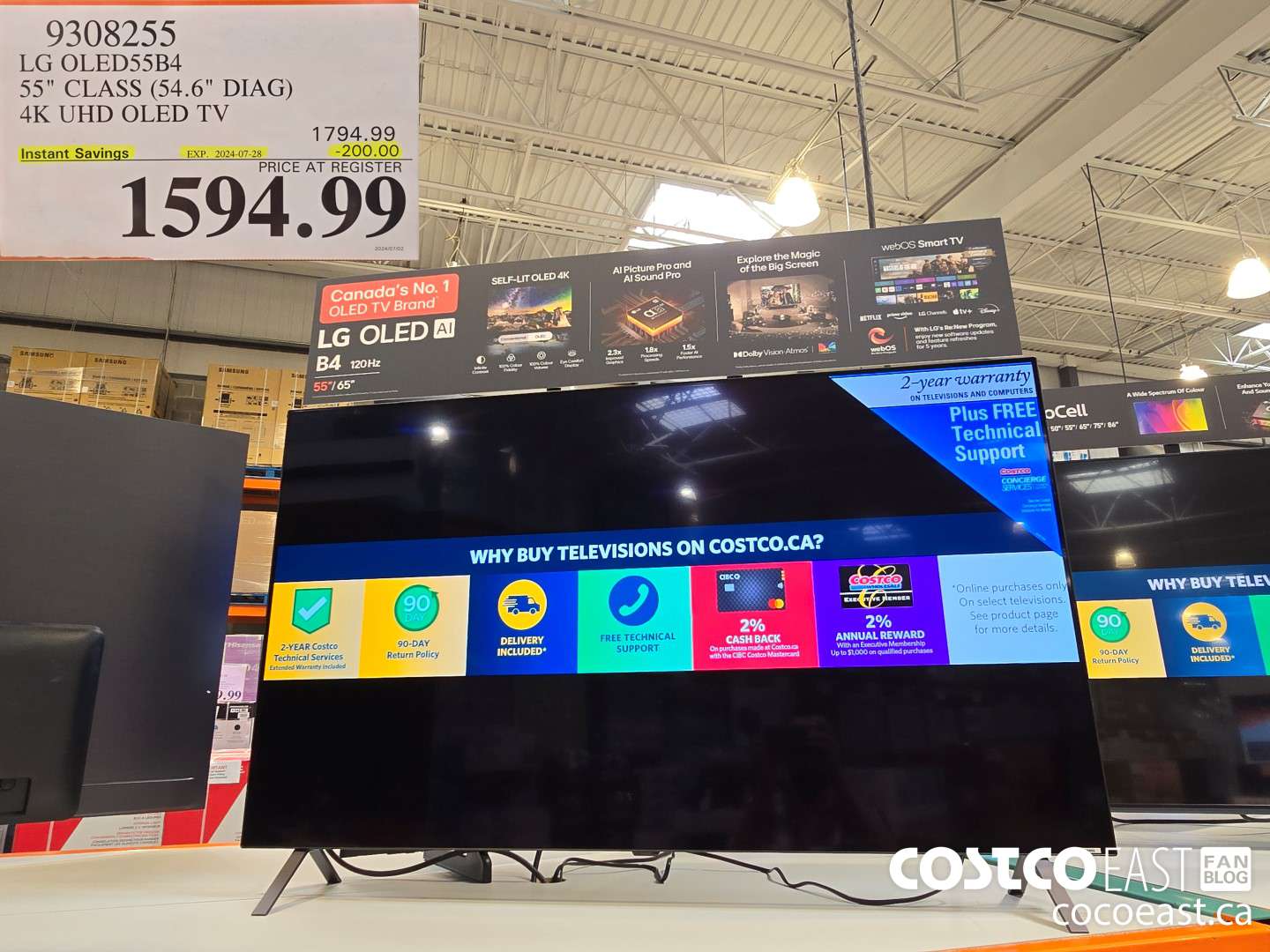 9308255 LG OLEDS55B4 55