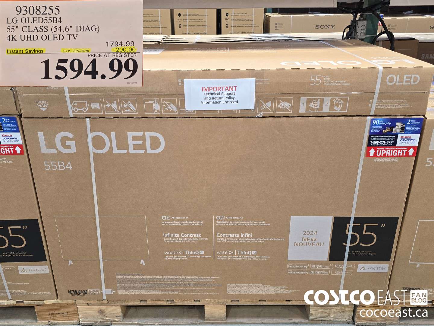 9308255 LG OLEDS55B4 55