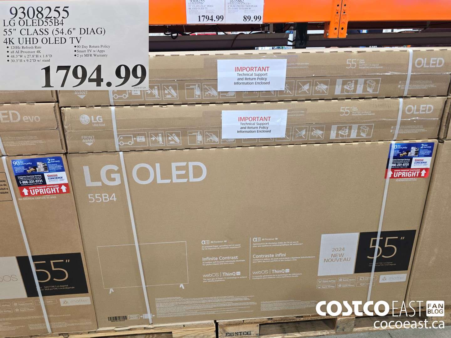 9308255 LG OLEDS55B4 55