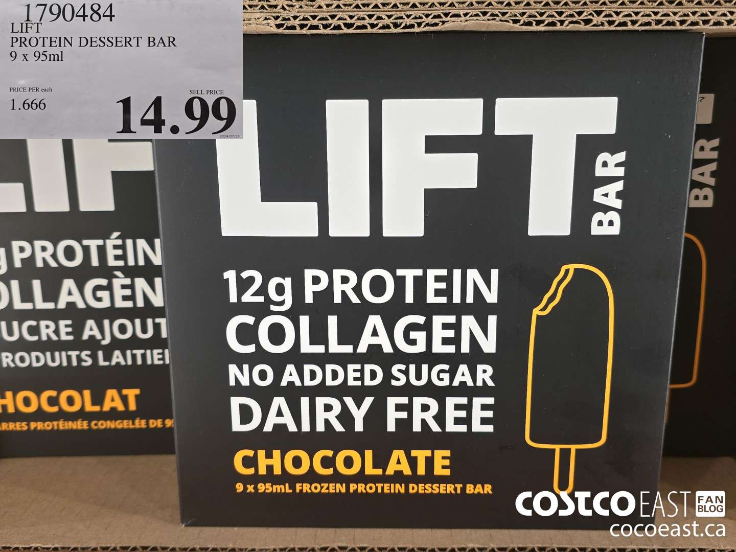 1790484 LIFT PROTEIN DESSERT BAR 9 x 95ml $14.99