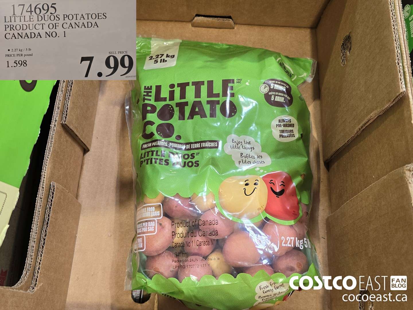 174695 LITTLE DUOS POTATOES PRODUCT OF CANADA CANADA NO.1 $7.99