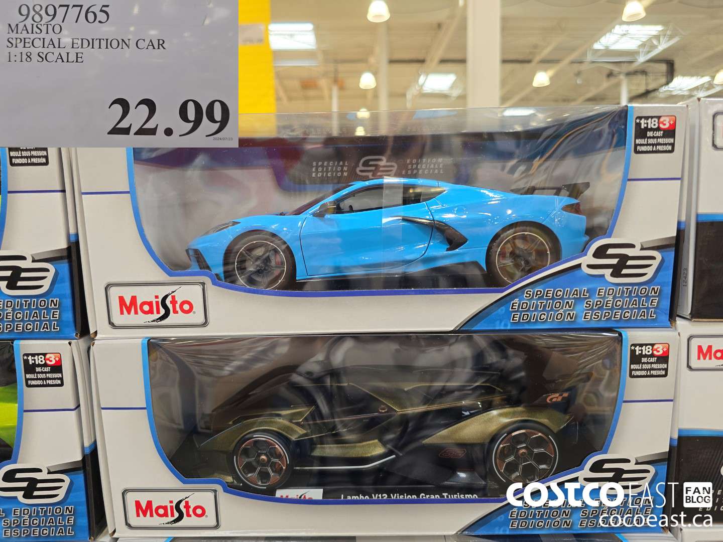 9897765 MAISTO SPECIAL EDITION CAR 1:18 SCALE $22.99