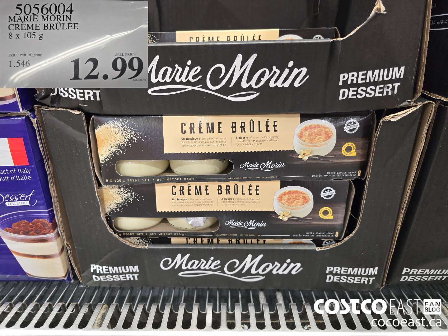 5056004 MARIE MORIN CReME BRULEE 8 x 105 g $12.99
