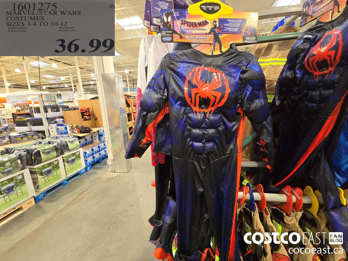 1601275 MARVEL/STAR WARS COSTUMES SIZES 3-4 TO 10-12 $36.99