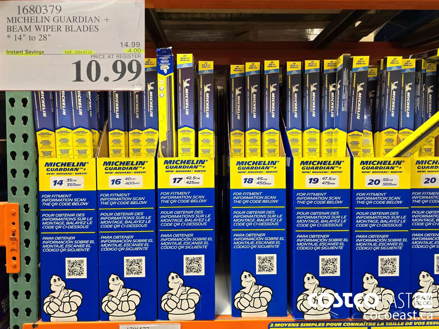 1680379 MICHELIN GUARDIAN + BEAM WIPER BLADES 14