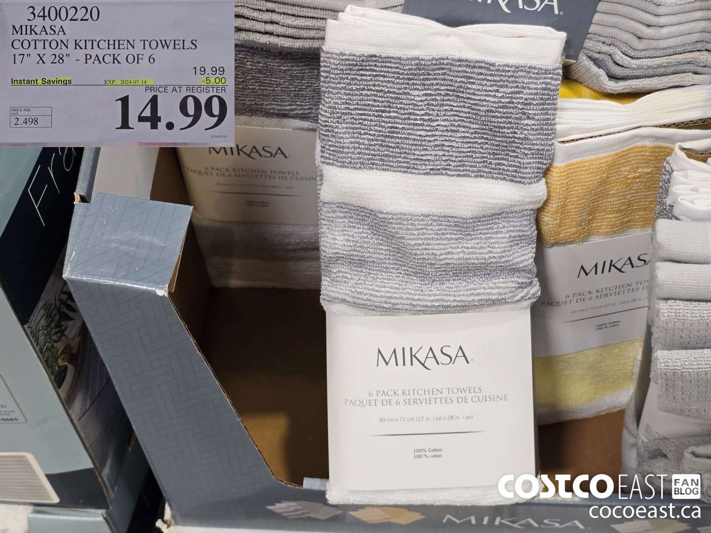 3400220 MIKASA COTTON KITCHEN TOWELS 17