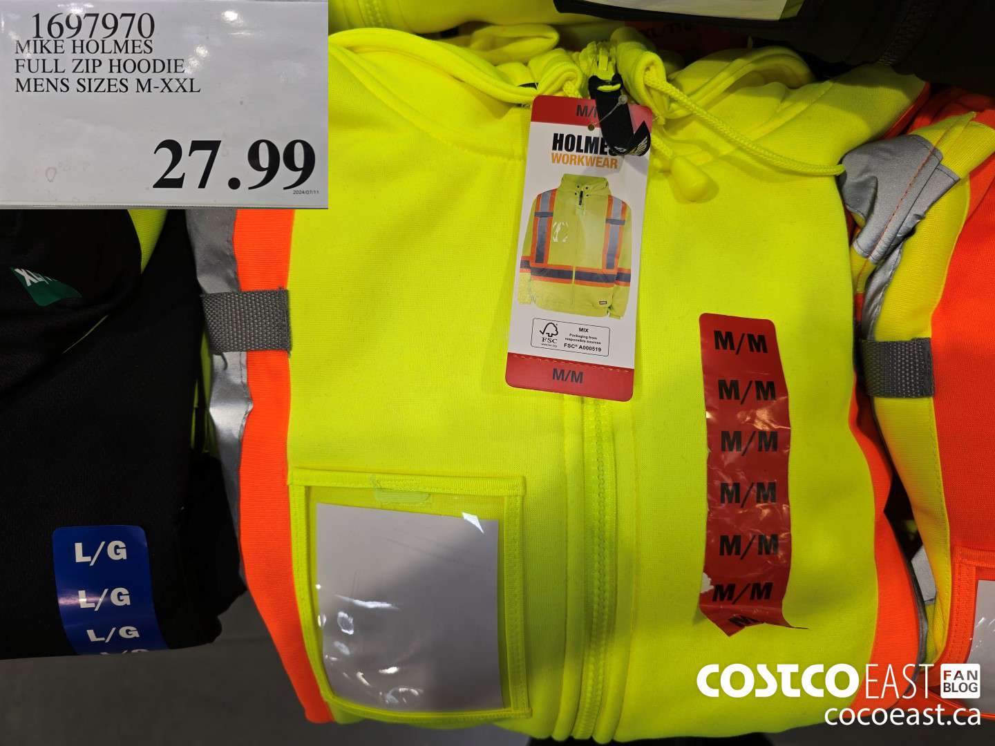 1697970 MIKE HOLMES FULL ZIP HOODIE MENS SIZES M-XXL $27.99