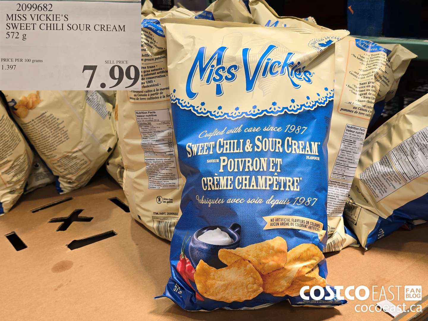 2099682 MISS VICKIE'S SWEET CHILI SOUR CREAM 572 G $7.99
