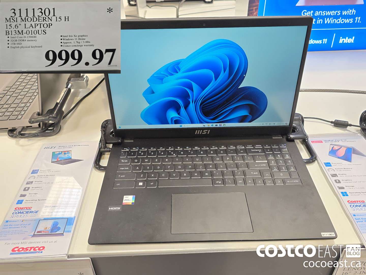 3111301 MSI MODERN 15 H 15.6