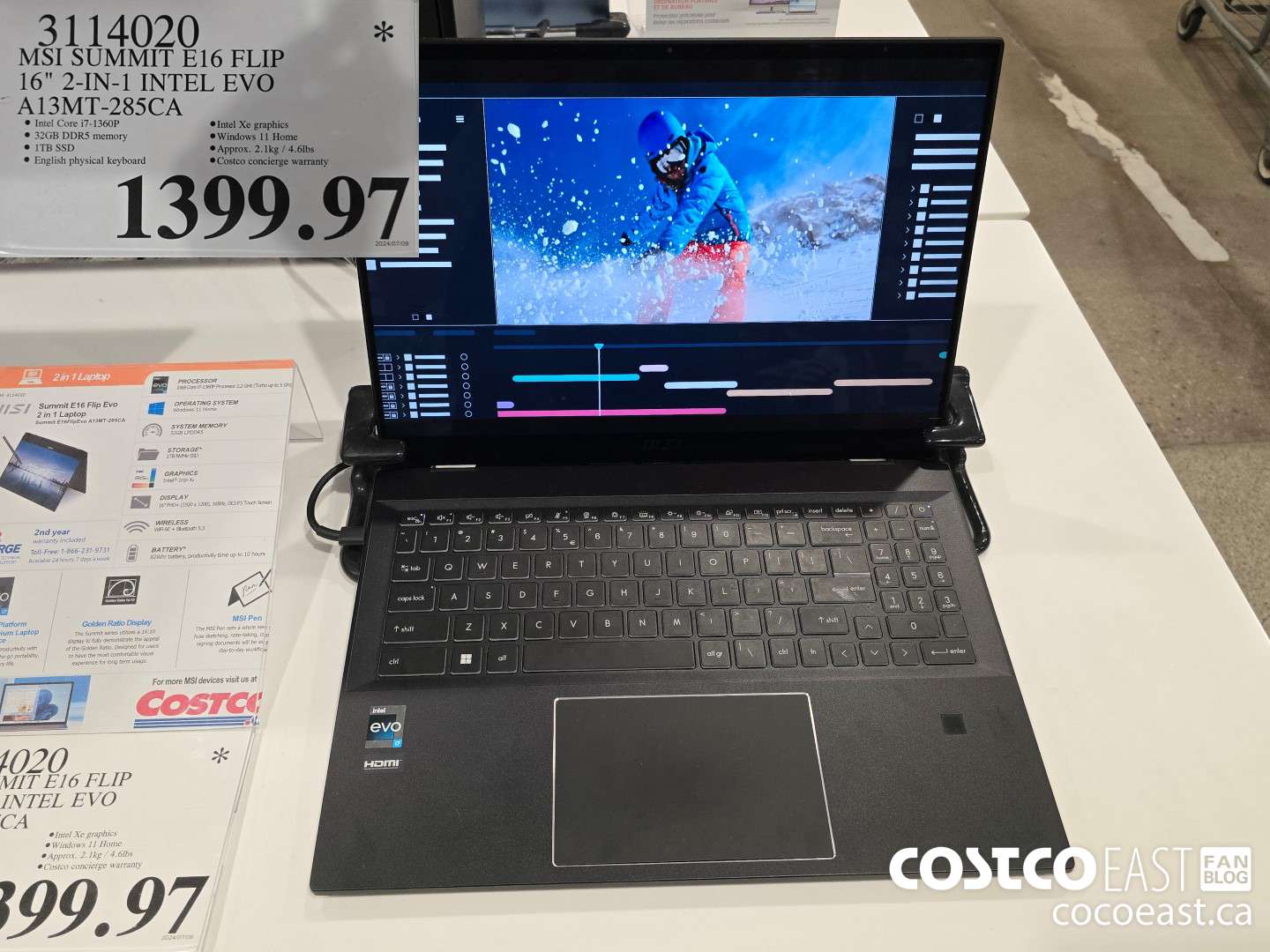 3114020 MSI SUMMIT E16 FLIP 16