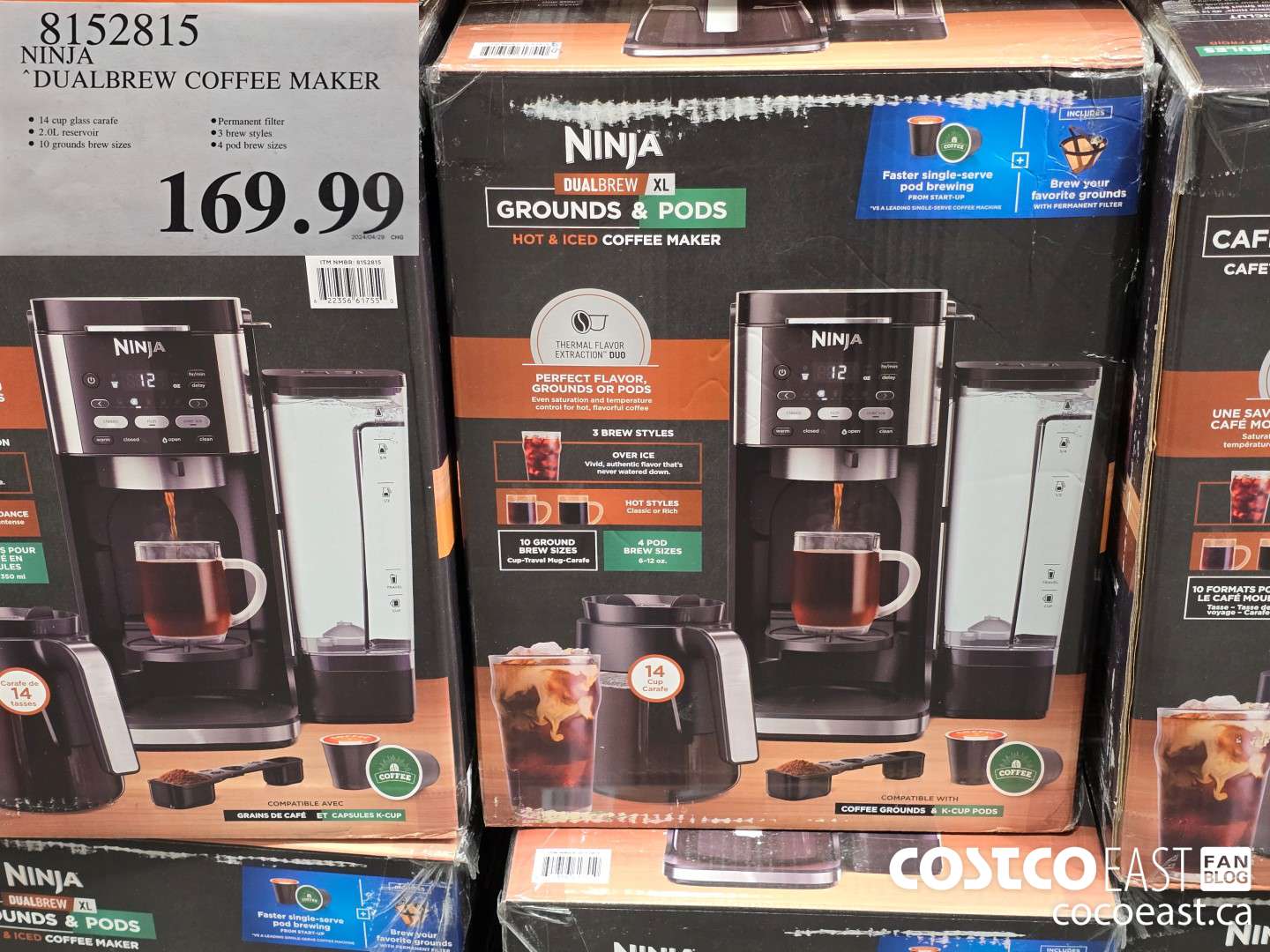 8152815 NINJA DUALBREW COFFEE MAKER $169.99