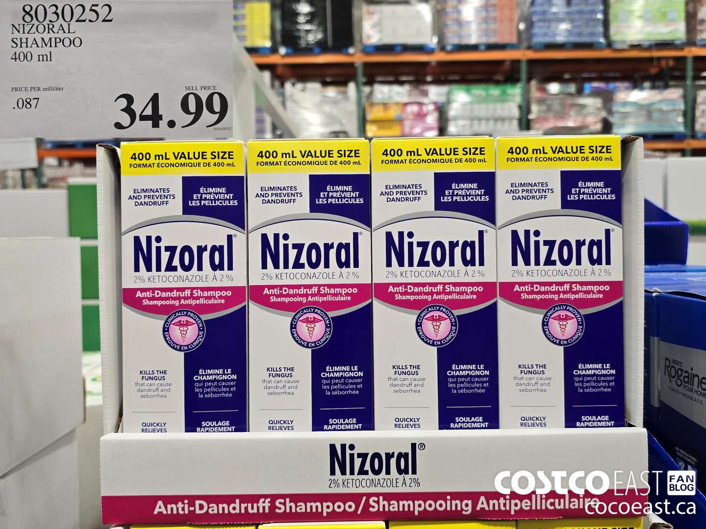 8030252 NIZORAL SHAMPOO 400 ML $34.99