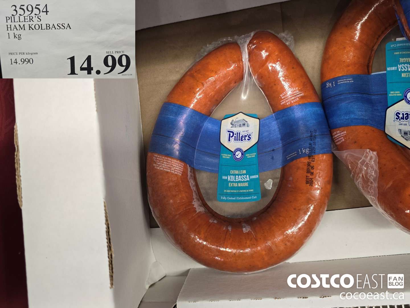 35954 PILLER'S HAM KOLBASSA 1 kg $14.99