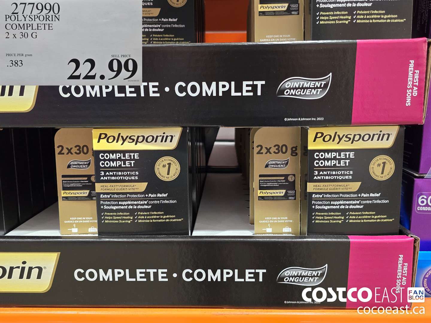 277990 POLYSPORIN COMPLETE 2 X 30 G $22.99