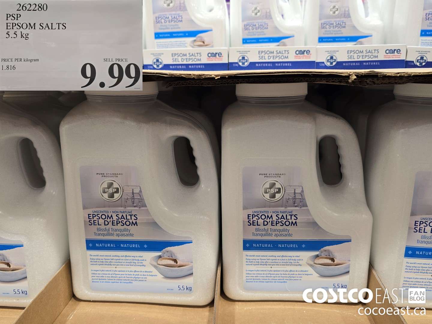 262280 PSP EPSOM SALTS 5.5 KG $9.99