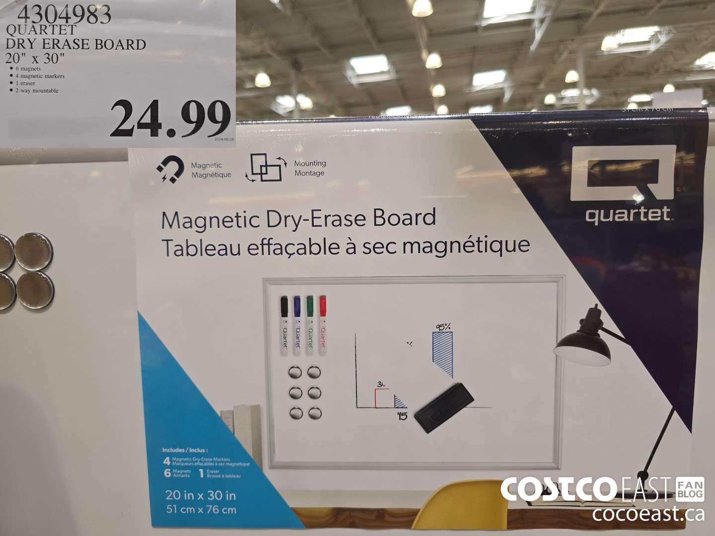 4304983 QUARTET DRY ERASE BOARD 20