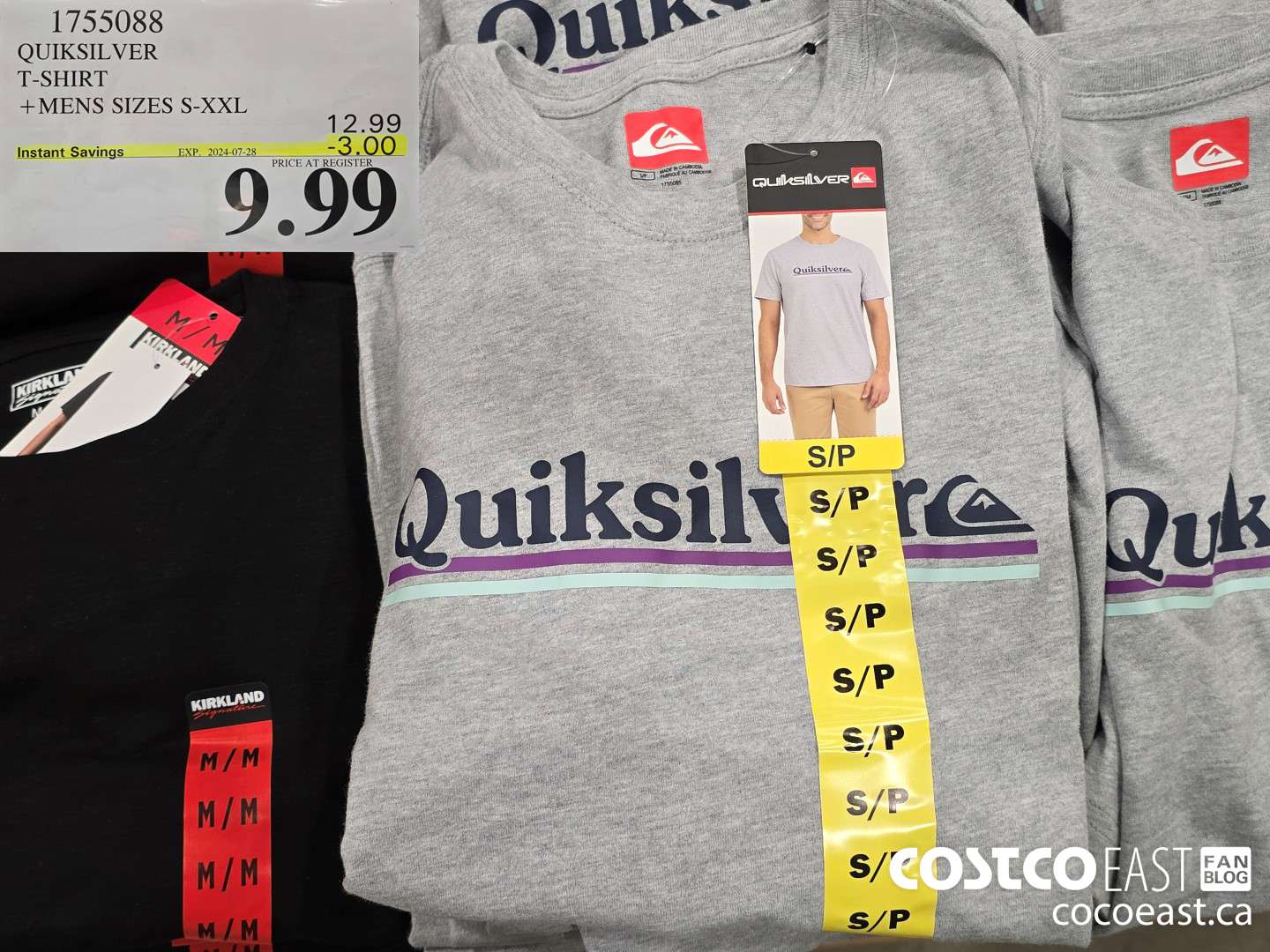 1755088 QUIKSILVER T-SHIRT +MENS SIZES S-XXL ($3.00 INSTANT SAVINGS EXPIRES ON 2024-07-28) $9.99