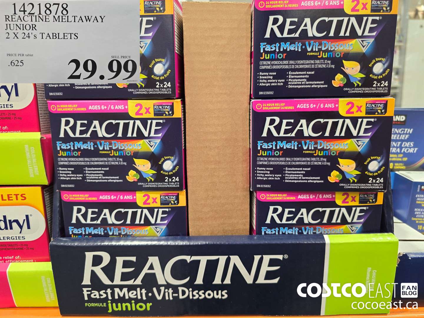 1421878 REACTINE MELTAWAY JUNIOR 2 X 24's $29.99