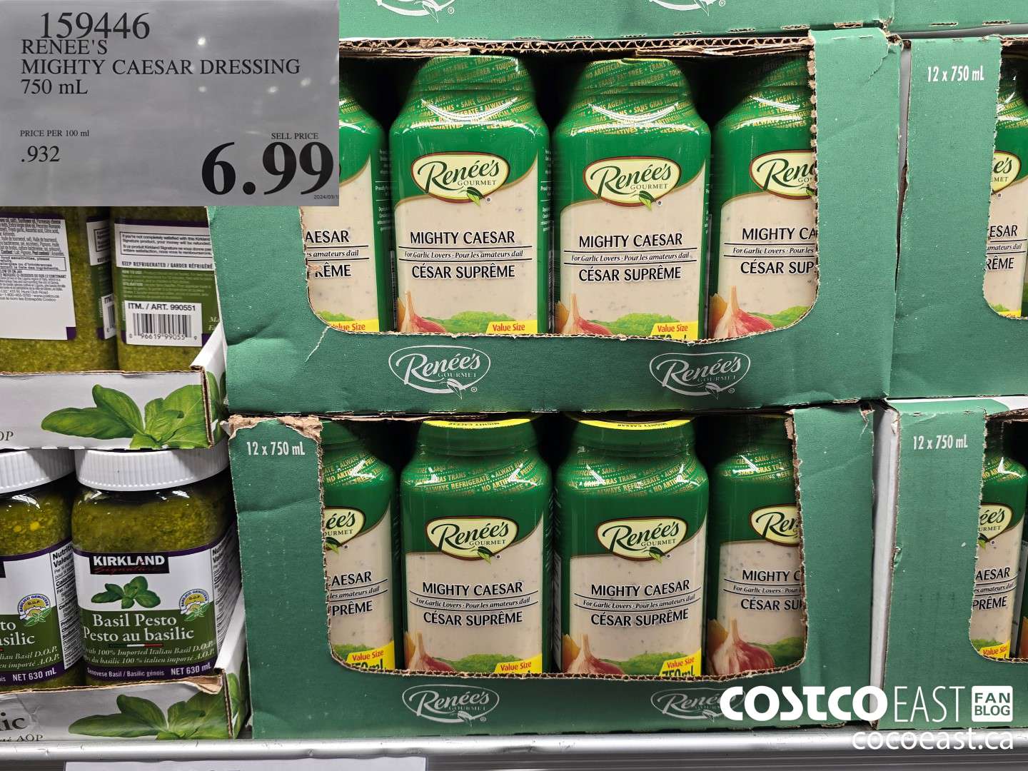 159446 RENEE'S MIGHTY CAESAR DRESSING 750 ML $6.99