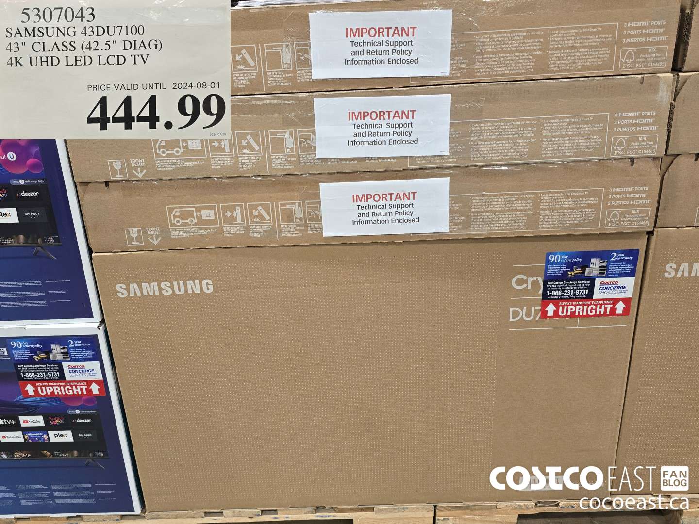 5307043 SAMSUNG 43DU7100 43