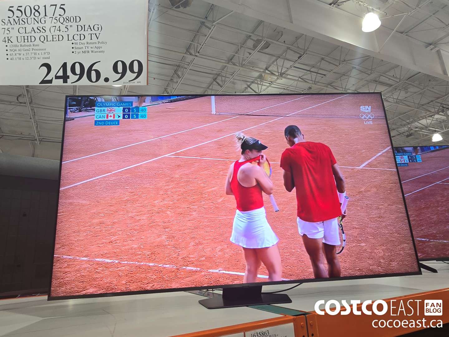 5508175 SAMSUNG 75Q80D 75