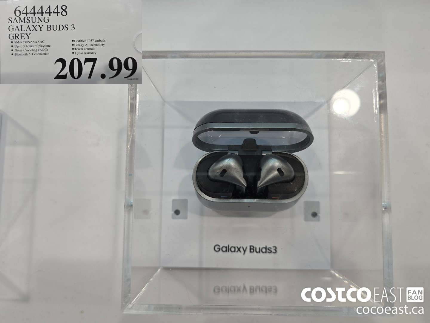 6444448 SAMSUNG GALAXY BUDS 3 GREY $207.99