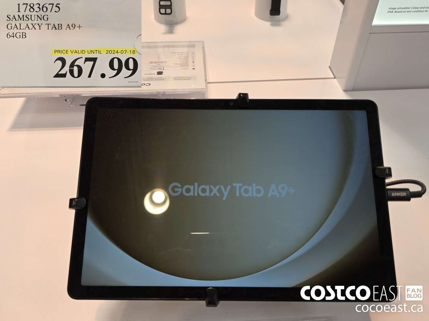 1783675 SAMSUNG GALAXY TAB A9+ 64GB $267.99