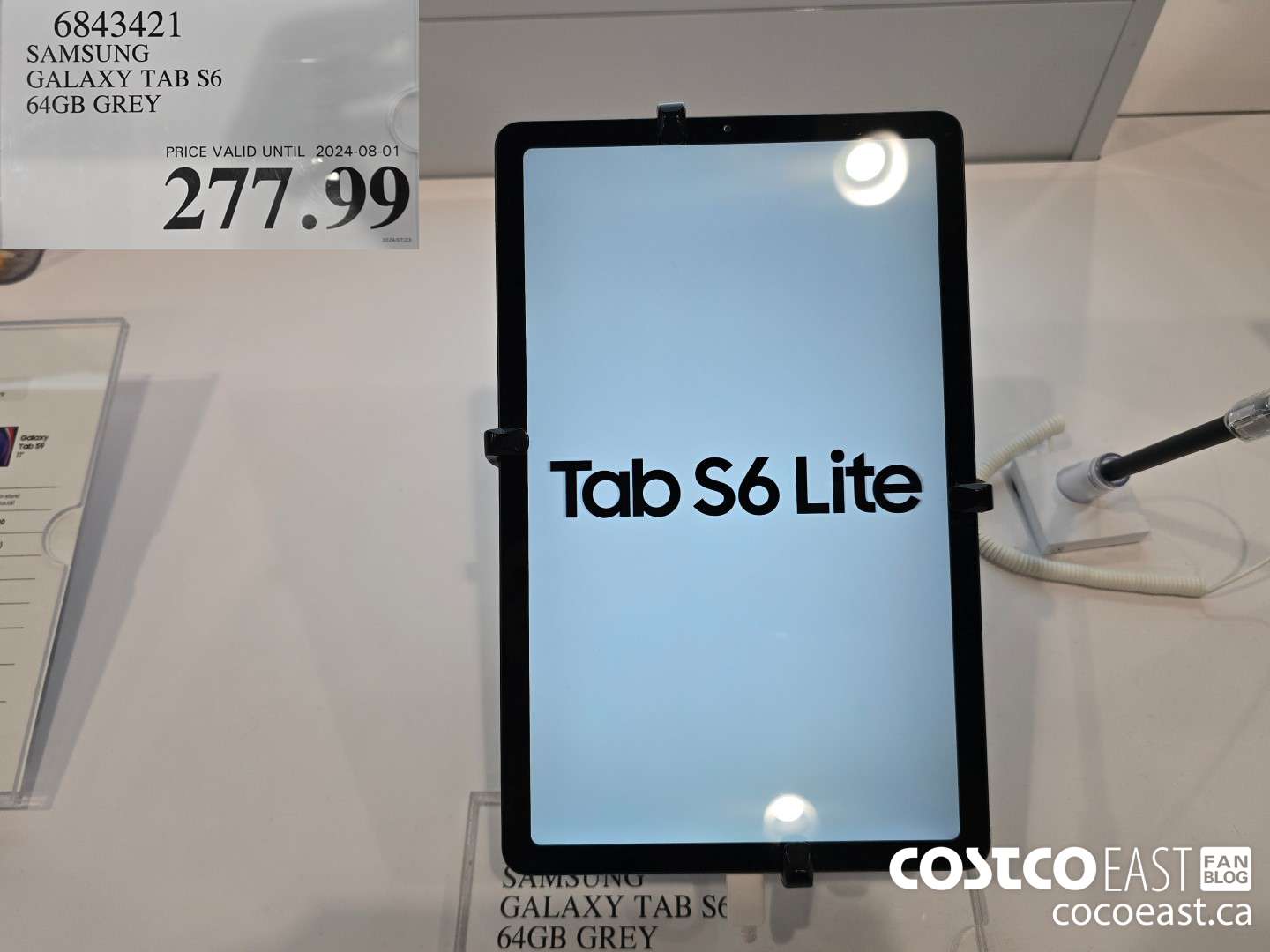 6843421 SAMSUNG GALAXY TAB S6 64GB GREY $277.99