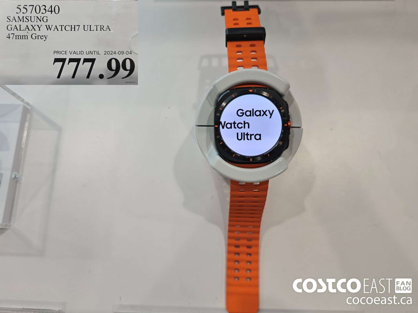 5570340 SAMSUNG GALAXY WATCH7 ULTRA 47mm GREY $777.99