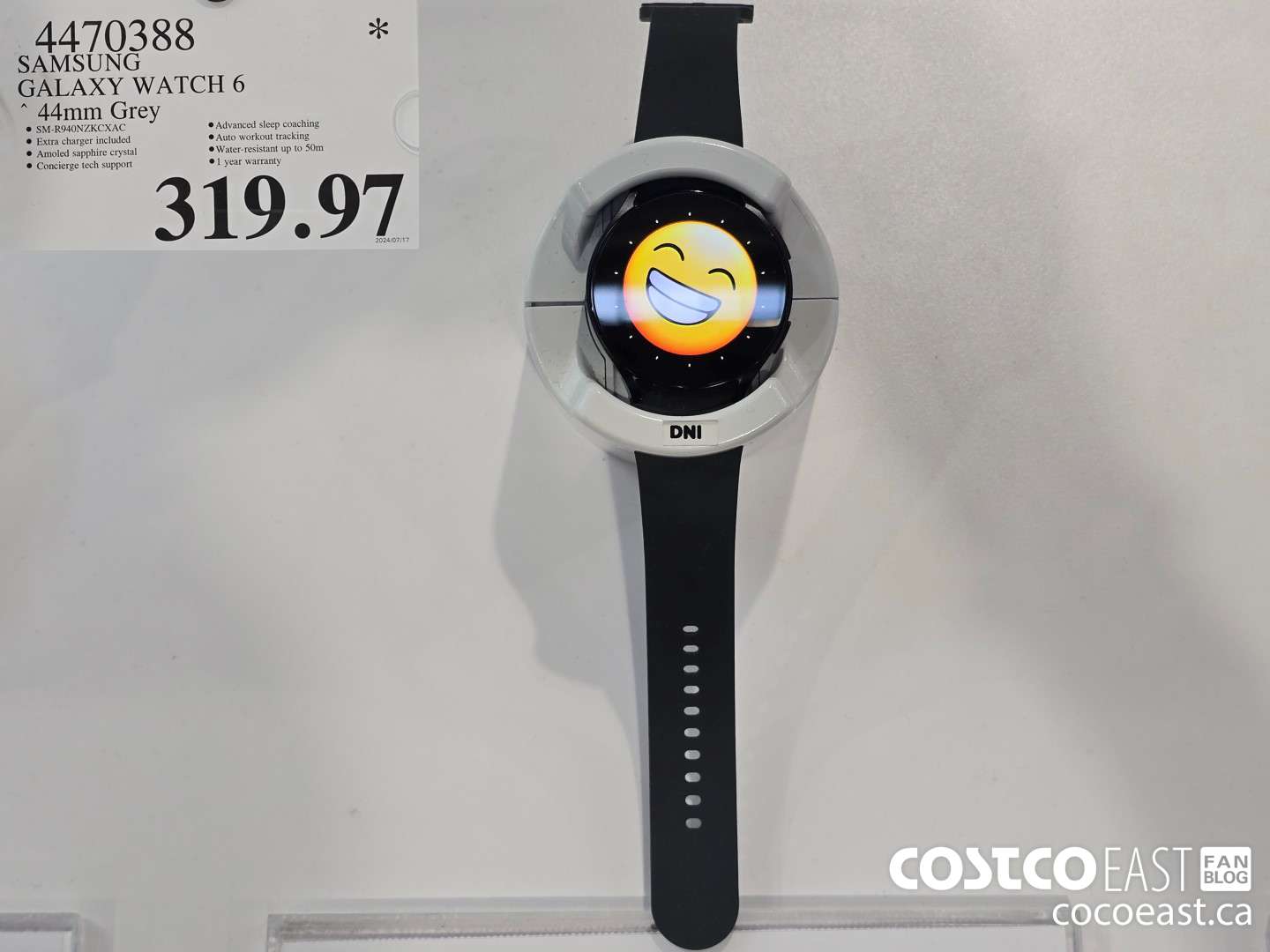 4470388 SAMSUNG GALAXY WATCH 6 44mm Grey $319.97