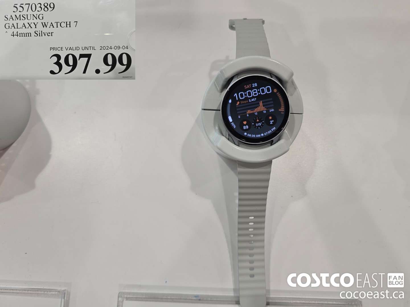 5570389 SAMSUNG GALAXY WATCH 7 * 44mm Silver  $397.99
