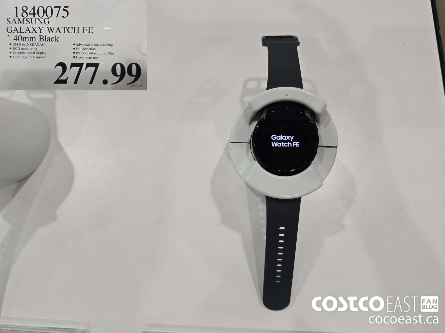 1840075 SAMSUNG GALAXY WATCH FE 40mm Black $277.99