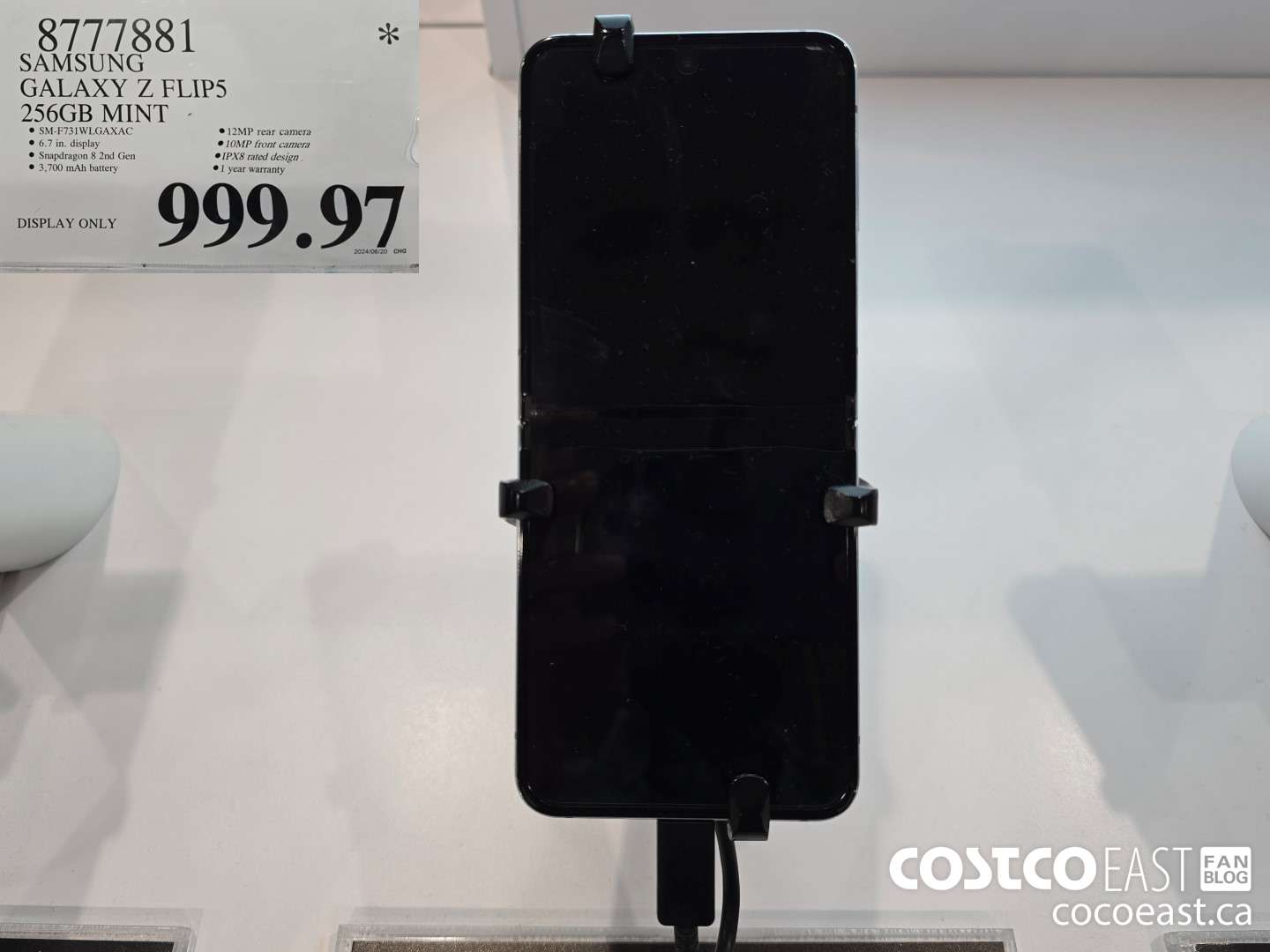 8777881 SAMSUNG GALAXY Z FLIP5 256GB MINT $999.97