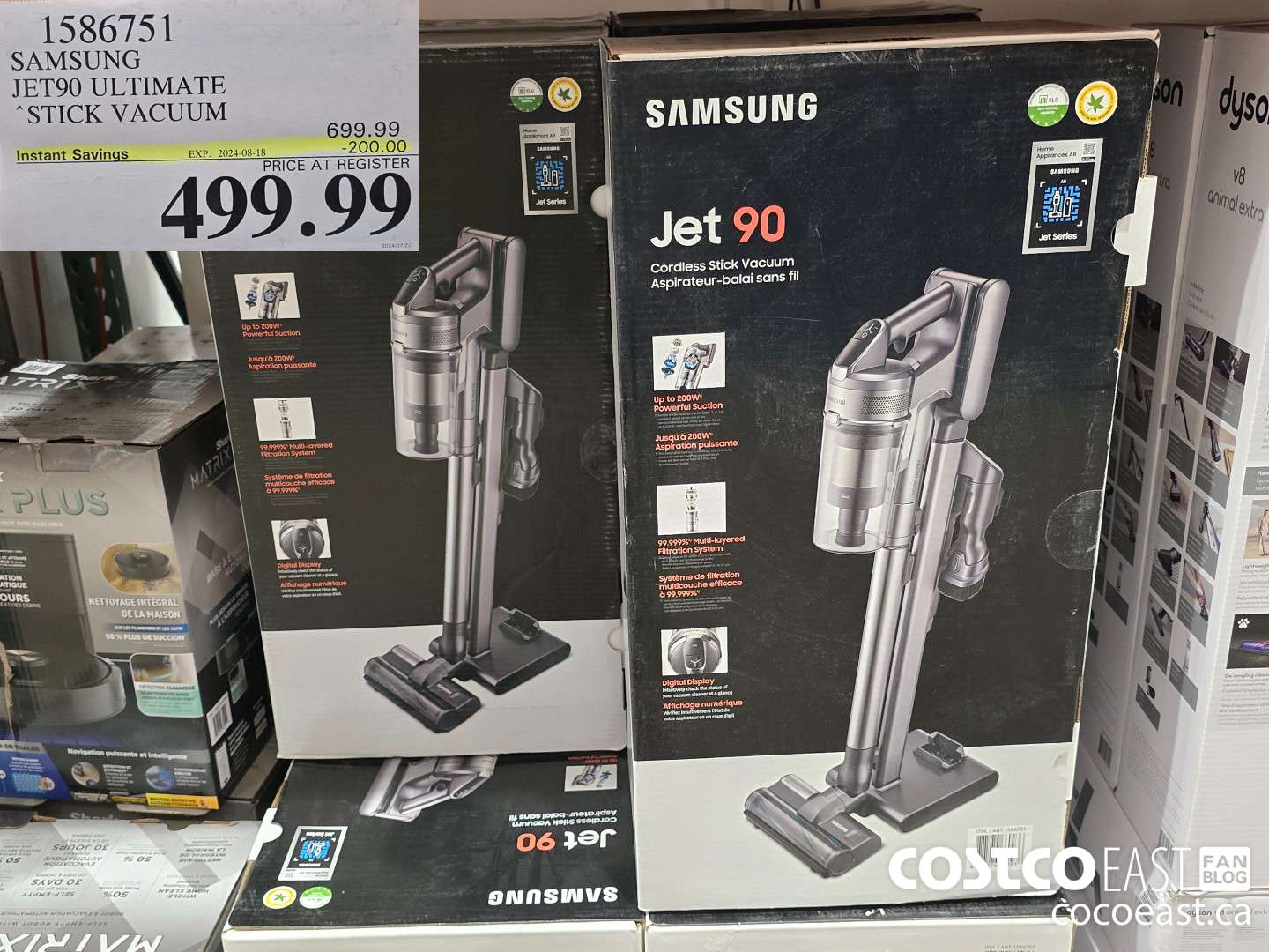 1586751 SAMSUNG JET90 ULTIMATE STICK VACUUM ($200.00 INSTANT SAVINGS EXPIRES ON 2024-08-18) $499.99