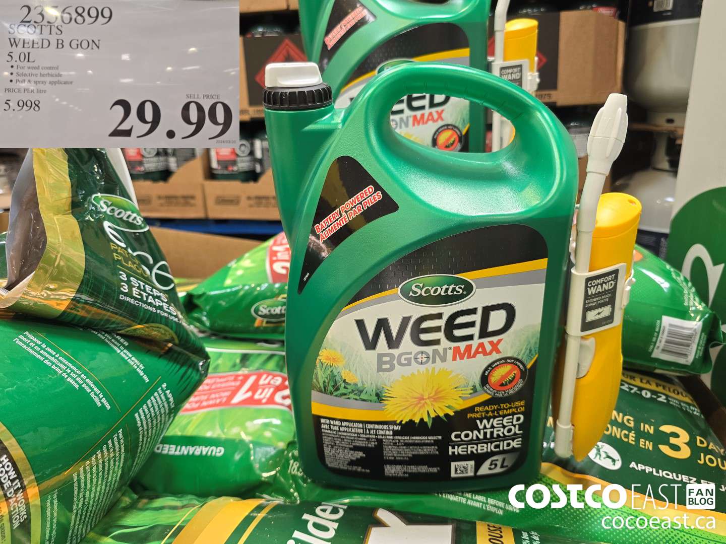 2356899 SCOTTS WEED B GON 5.0 L $29.99