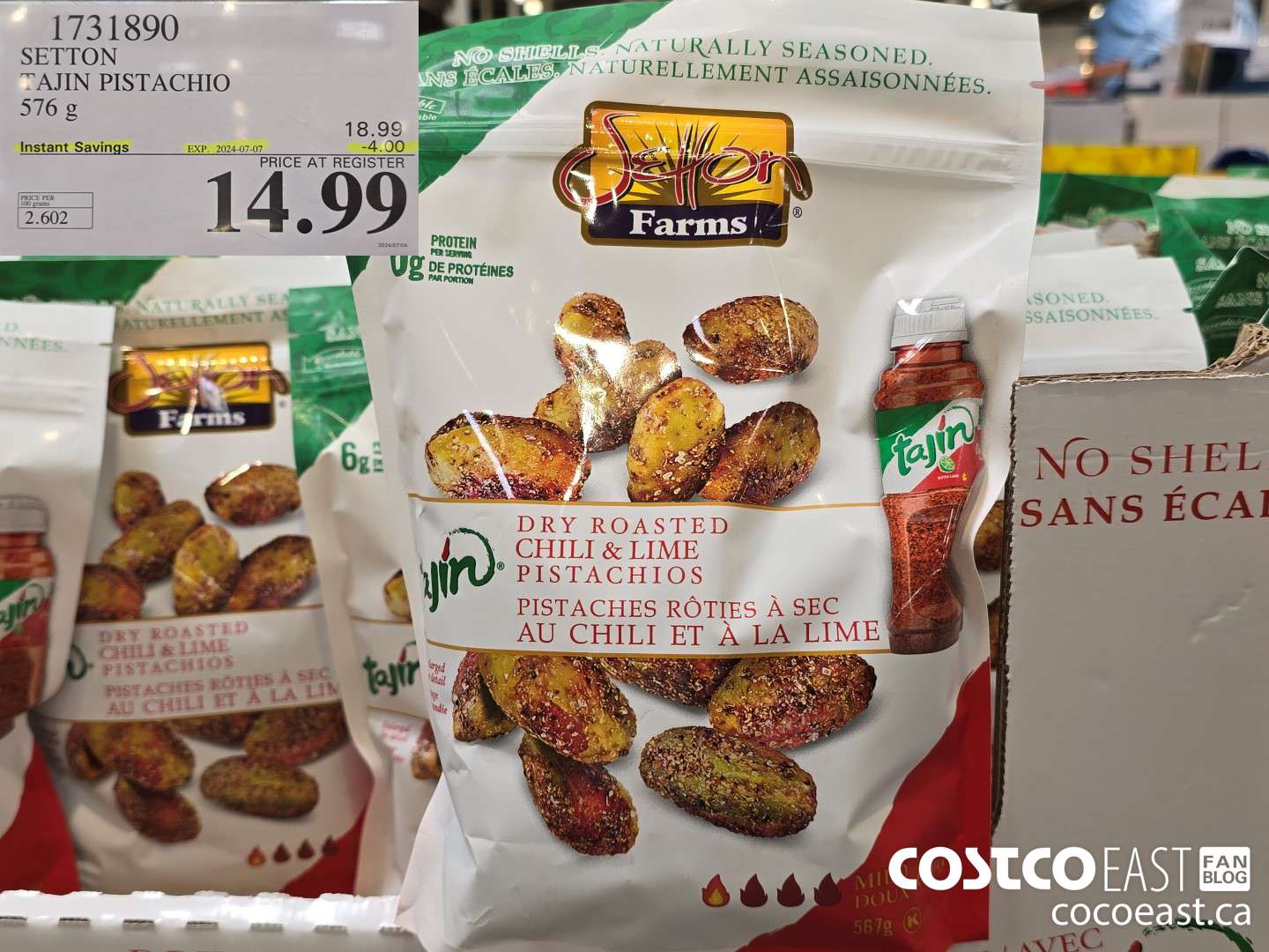 1731890 SETTON TAJIN PISTACHIO 576 g ($4.00 INSTANT SAVINGS EXPIRES ON 2024-07-07) $14.99