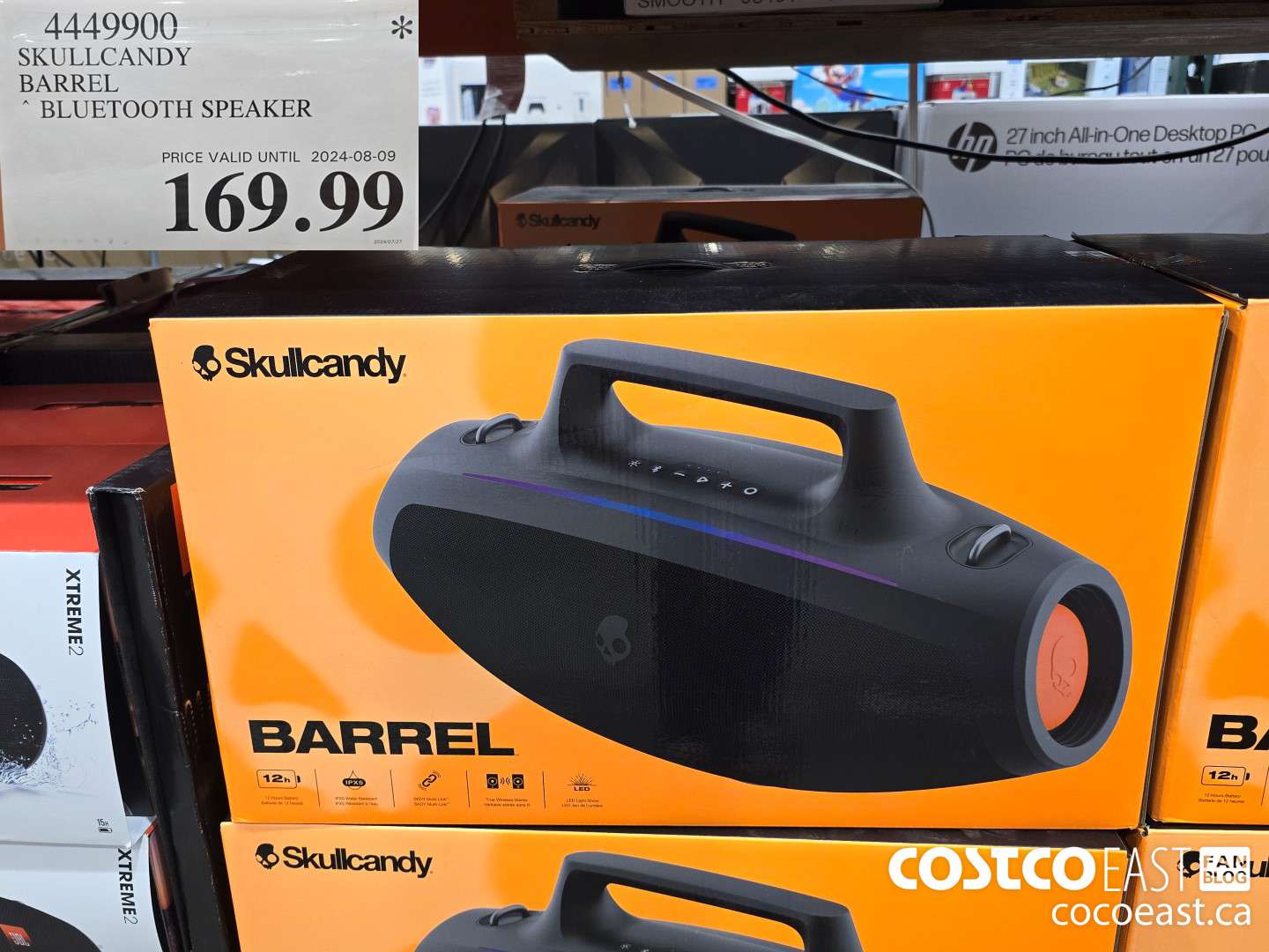 4449900 SKULLCANDY BARREL ~ BLUETOOTH SPEAKER $169.99