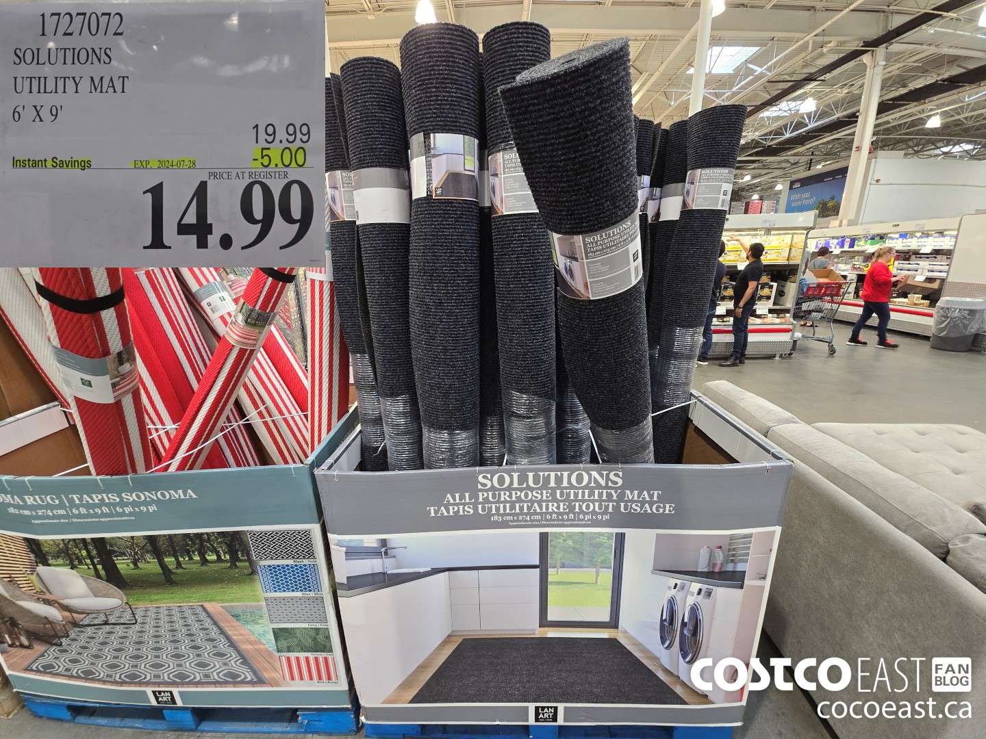 1727072 SOLUTIONS UTILITY MAT 6' X 9' ($5.00 INSTANT SAVINGS EXPIRES ON 2024-07-28) $14.99